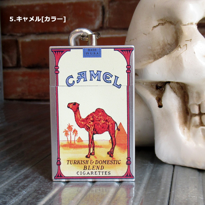 携帯灰皿 アッシュトレイ キーホルダー ジャックダニエル マルボロ キャメル 持ち運び 金属製 ポータブル ダブルスリー | ブランド登録なし | 05