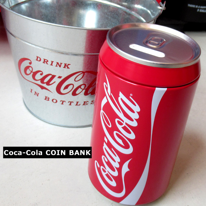 コカ・コーラ コインバンク 貯金箱 缶型 アメリカン雑貨 インテリア 