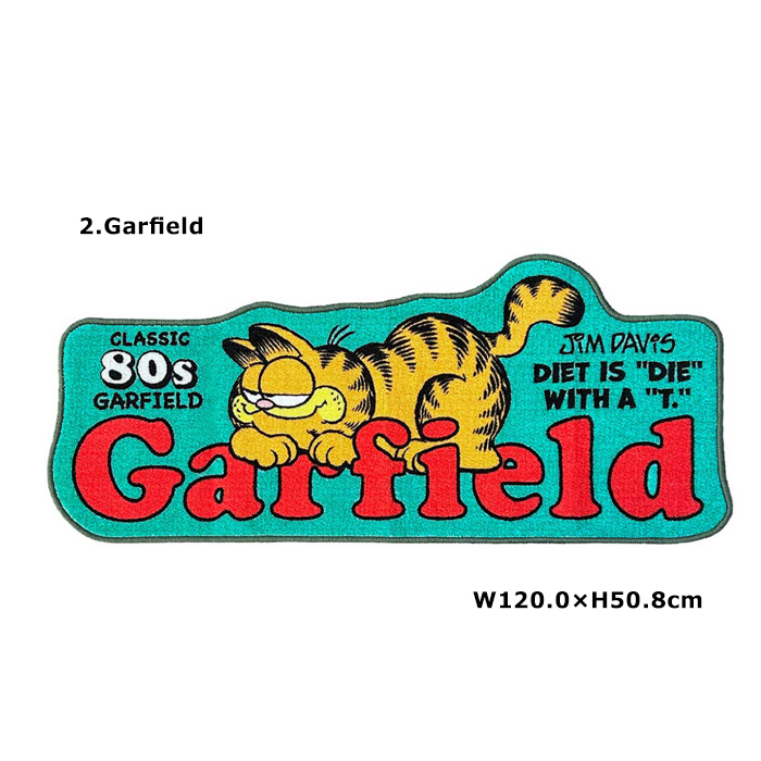 キッチンマット 120cm ガーフィールド ベティちゃん レディキロ フロアマット ふかふか インテリア アメリカン雑貨 ダブルスリー | ブランド登録なし | 02