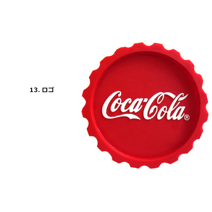 コースター コカコーラ ラバーコースター コーラグッズ おしゃれ コップ敷き コップ置き キッチン雑貨 海外雑貨 プレゼント ダブルスリー | ブランド登録なし | 13