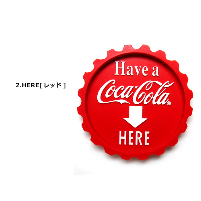 コースター コカコーラ ラバーコースター コーラグッズ おしゃれ コップ敷き コップ置き キッチン雑貨 海外雑貨 プレゼント ダブルスリー | ブランド登録なし | 02