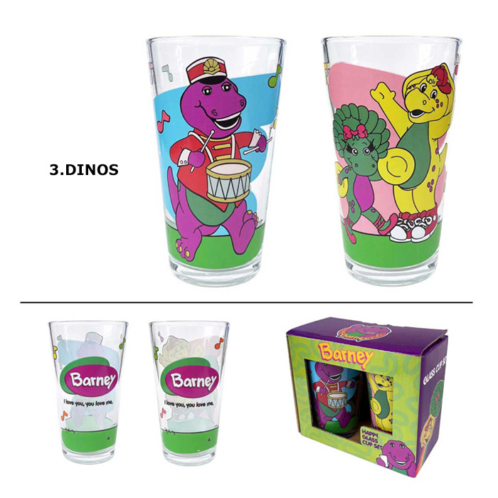 グラス ガラスコップ ペア 2個セット かわいい キャラクター 箱入り 食器 コップ プレゼント アメ雑 アメキャラ 大きめ アメリカン雑貨 ダブルスリー | ブランド登録なし | 03