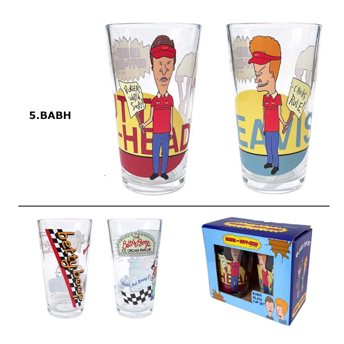 グラス ガラスコップ ペア 2個セット かわいい キャラクター 箱入り 食器 コップ プレゼント アメ雑 アメキャラ 大きめ アメリカン雑貨 ダブルスリー | ブランド登録なし | 05