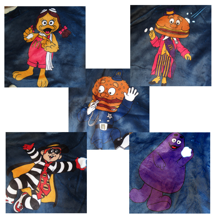 ブランケット マクドナルド オフィシャルグッズ 大判 薄手 軽い