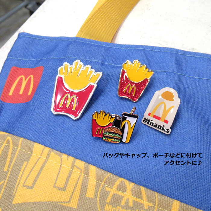 マクドナルド オフィシャルグッズ ピン タグ ピンバッジ マックピン