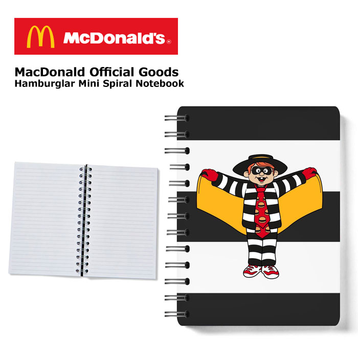 マクドナルド ノート 手帳 リングノート オフィシャルグッズ グリッド