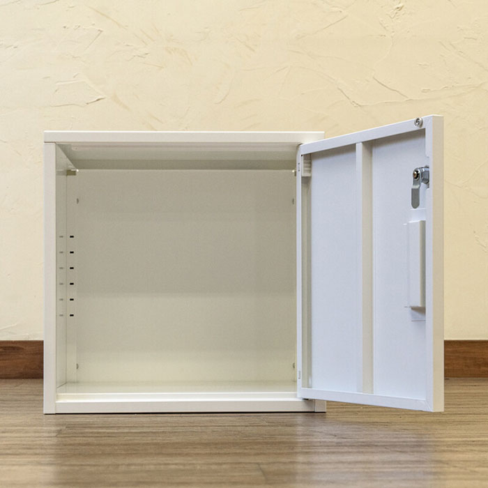 鍵付き 収納ボックス ボックス キャビネット 収納 キューブボックス