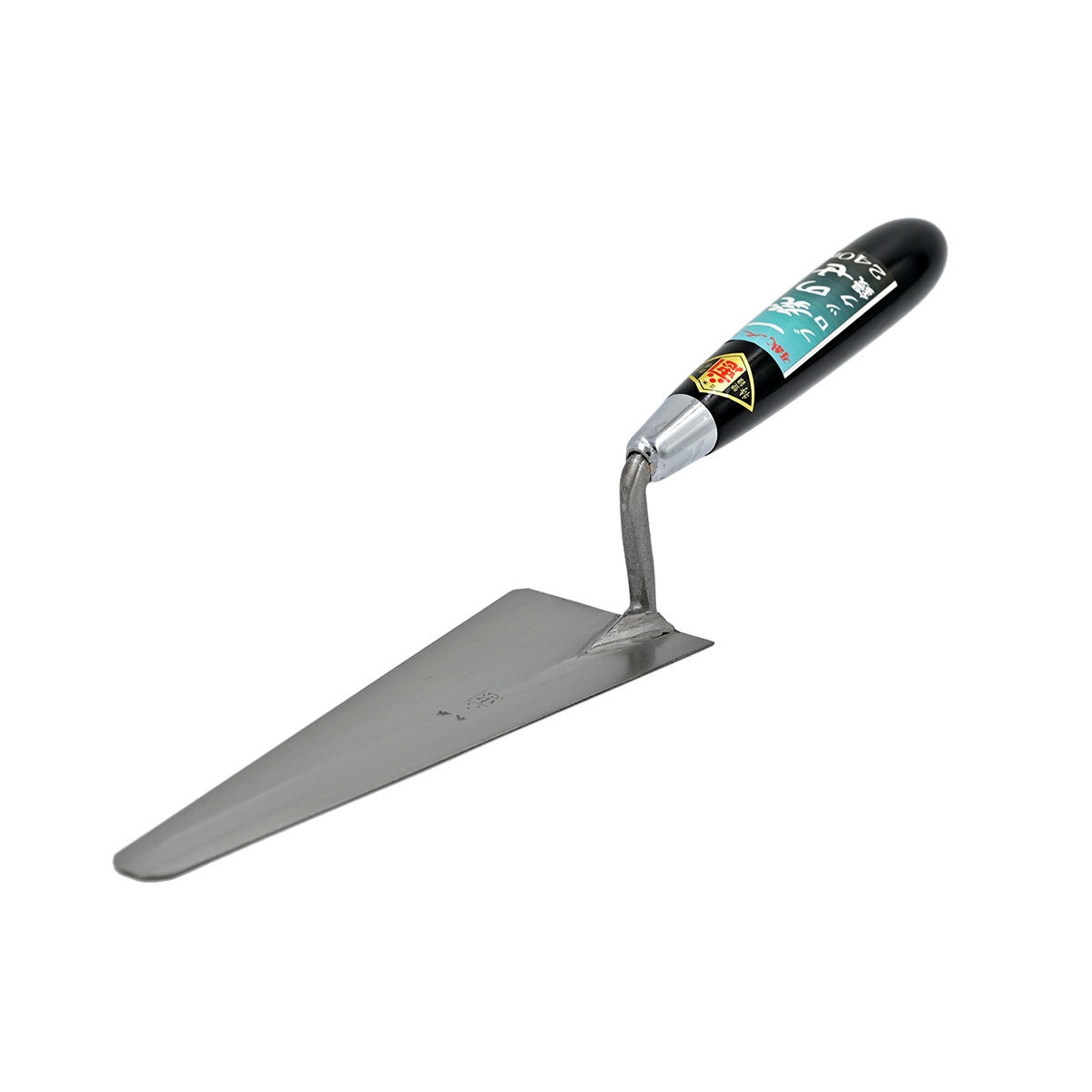 忠 本焼 一発のせ ブロック鏝 左 (270mm) : 左官ツールのプロショップ