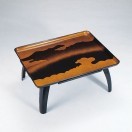 お盆 トレー 国産 木製 後藤塗 幅広 コーヒートレー 本漆塗り 香川漆器