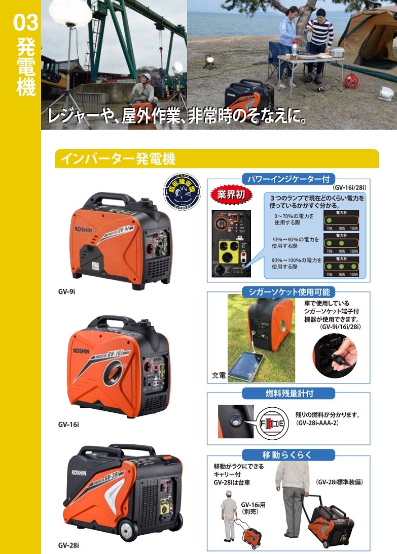 【ポイント10倍】【直送品】 工進 GV-9i用並列運転コネクター 065055601 《オプション》｜douguyasan｜02