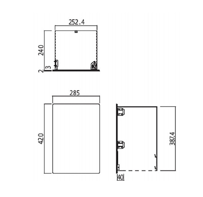 【ポイント10倍】【直送品】 満点商会 消火器ボックス MHED-FTG-103 全埋込型扉付