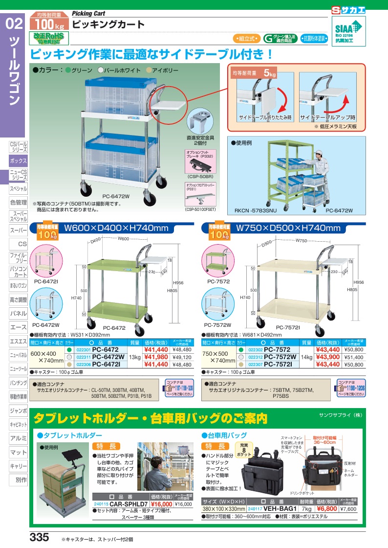 さ サカエ カート用カードホルダー CAR-SPHLD7 (240115) : 道具屋