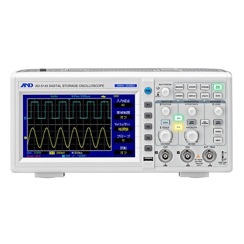 【ポイント10倍】【直送品】 A&D (エー・アンド・デイ) デジタル・オシロスコープ AD-5143｜douguyasan