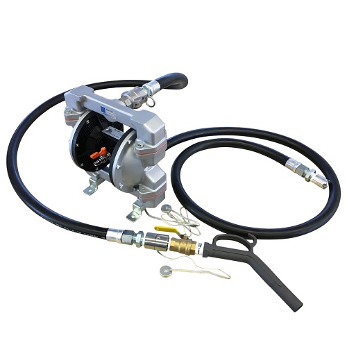 【直送品】 アクアシステム エアダイヤフラム式ポンプ 両端ホース接続 DF4H-15G (オイル・灯油・軽油・ガソリン用)