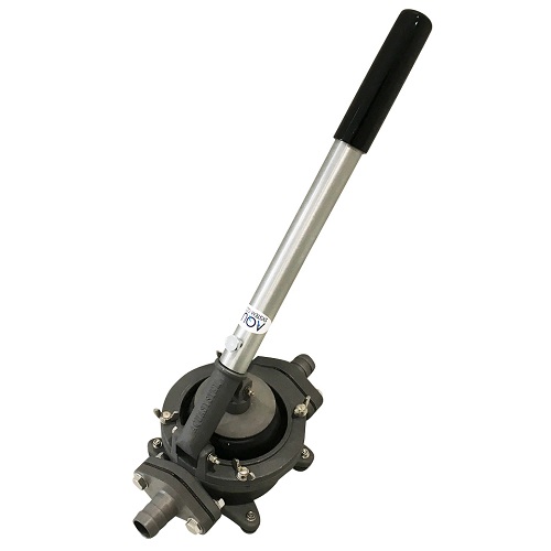 アクアシステム ハンドダイヤフラムポンプ アルミ製 HDO-20ALA (ホースタケノコタイプ)