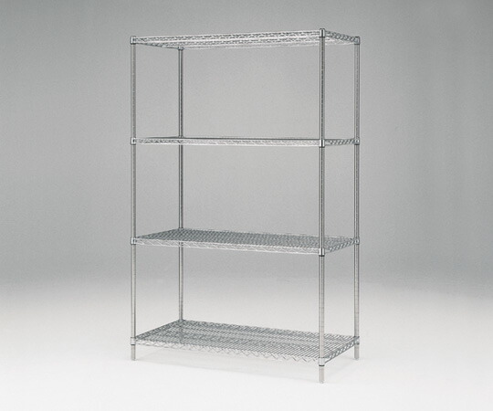 【ポイント5倍】【直送品】 アズワン イーブンシェルフ 758×613×1900mm AHL760S4・1900 (0-6896-09) 《実験設備・保管》