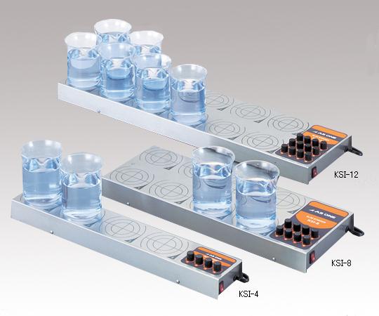 【直送品】 アズワン スリムスターラー KSI-8 (1-4239-02) 《研究・実験用機器》