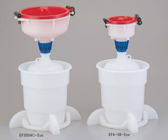 【ポイント5倍】【直送品】 アズワン 廃液回収システム 4L 高さ515mm EF2-3004C-SYS (1-7285-01) 《実験設備・保管》