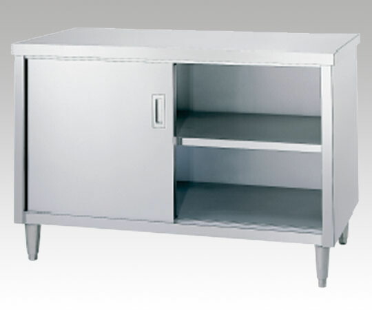 【直送品】 アズワン ステンレス作業台(SUS430) E-6045 (3-4022-01) 《実験設備・保管》 【特大・送料別】