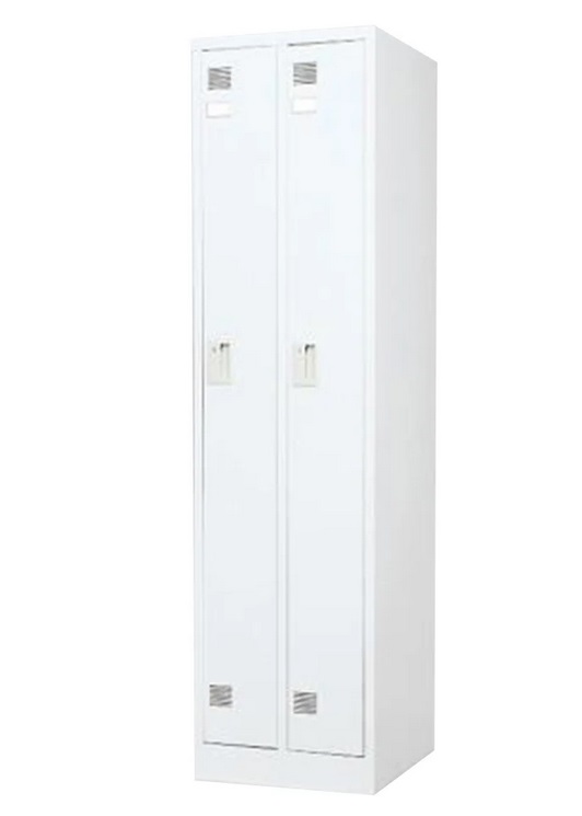 【ポイント5倍】【直送品】 アズワン 更衣ロッカー(2人用) FLK-2-WH (0-7583-12) 《実験設備・保管》 【大型】