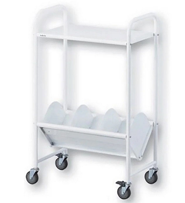 【直送品】 アズワン カルテワゴン 筆記台付 603×352×980mm BRT-1L (0-9926-01) 《実験設備・保管》 【大型】 | 