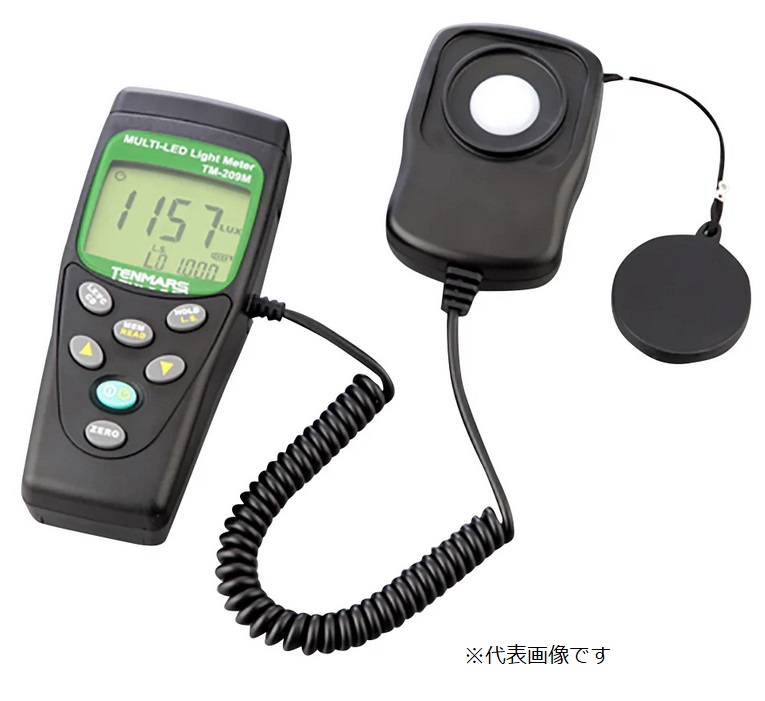 【直送品】 アズワン 照度計 TM-209M校正証明書付 (1-1633-02-20) 《計測・測定・検査》