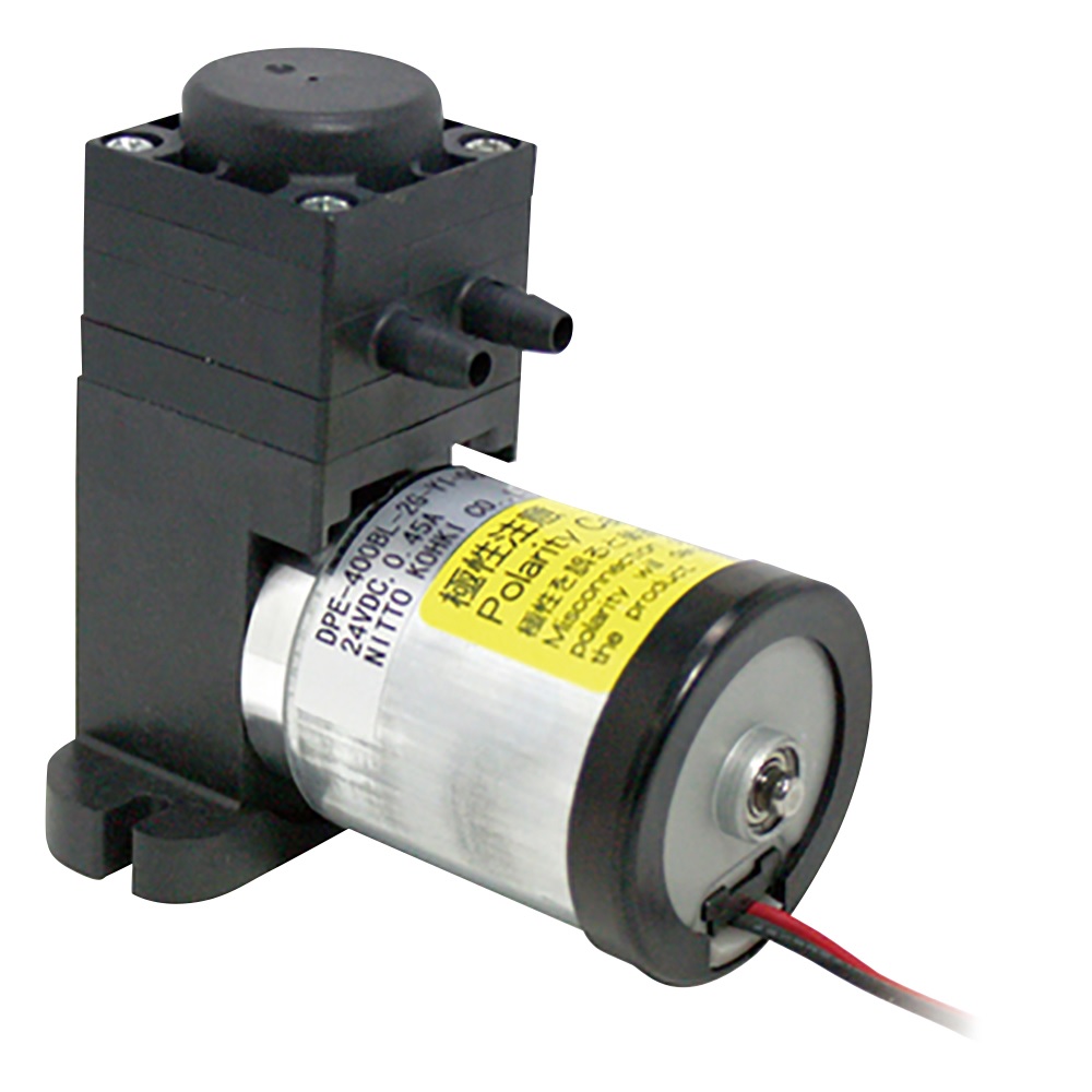 アズワン 小型液体ダイアフラムポンプ DPE400BL2GDC12V (1-2396-01) 《研究・実験用機器》