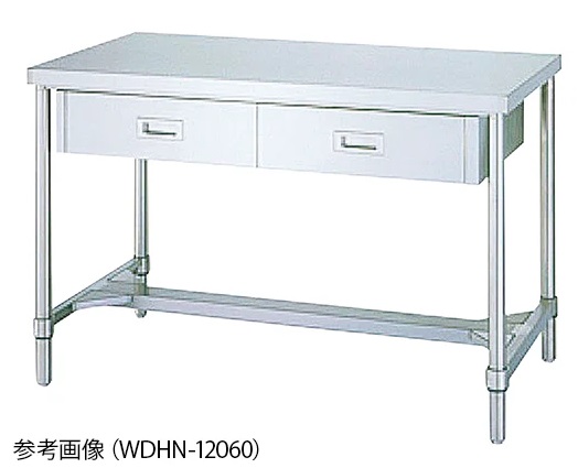 【直送品】 アズワン 引出付作業台 H枠 WDHN-15075 (1-2473-31) 《実験設備・保管》 【大型】