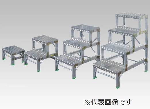 【直送品】 アズワン 作業用踏台 G-093 (1-3641-03) 《実験設備・保管》 【大型】｜douguyasan