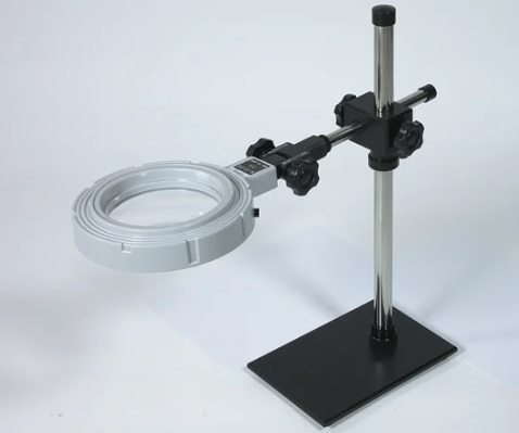 【直送品】 アズワン LED照明拡大鏡 LED-020S (1-5607-01) 《計測・測定・検査》