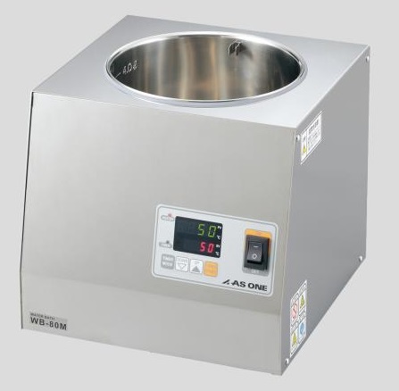 【ポイント5倍】【直送品】 アズワン ウォーターバス(丸型槽) WB-80M (1-5990-11) 《研究・実験用機器》