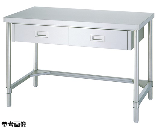 【ポイント10倍】【直送品】 アズワン ステンレス作業台(三方枠) 900×600×800mm WDT-9060 (1-6568-21) 《実験設備・保管》 【大型】