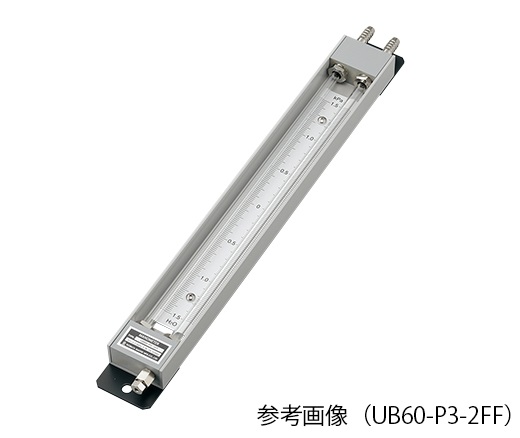 【直送品】 アズワン Ｕ字管マノメーターＵＢ６０−Ｐ４−２ＦＦ 2-238-24 《計測・測定・検査》