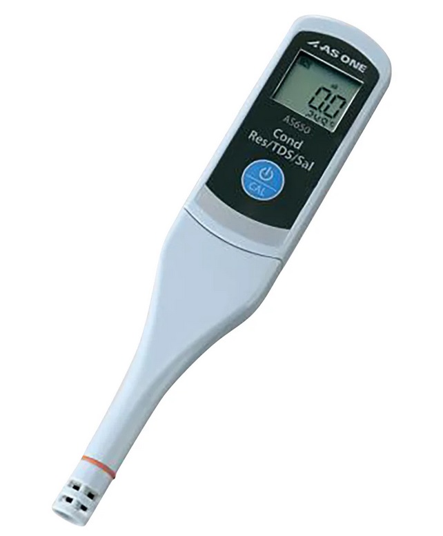 【ポイント10倍】アズワン 防水導電率計 校正証明書付 AS650 (2-902-01-20) 《計測・測定・検査》