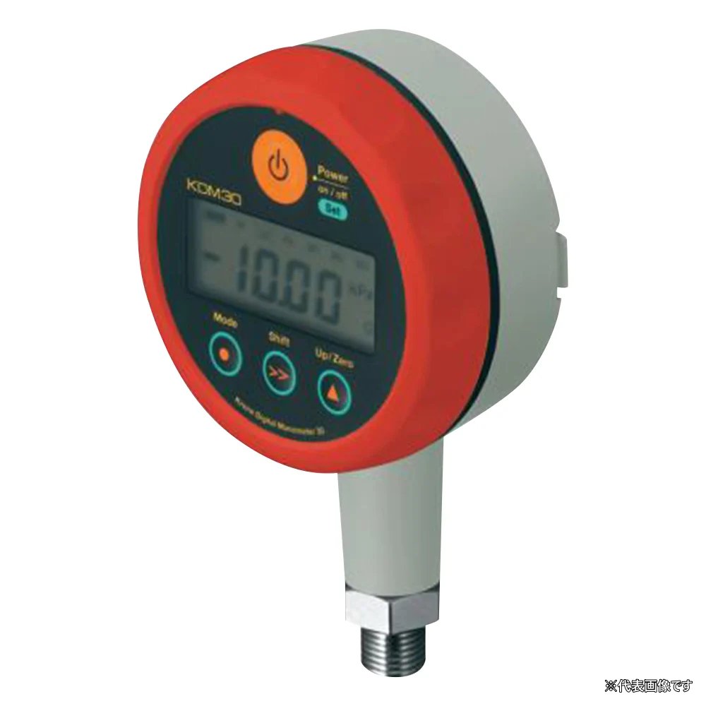 �y�|�C���g5�{�z�y�����i�z �A�Y���� �����x�f�W�^�����͌v DC24V�^�C�v KDM30-10MPaG-M-RE (2-9203-03) �s�v���E����E�����t