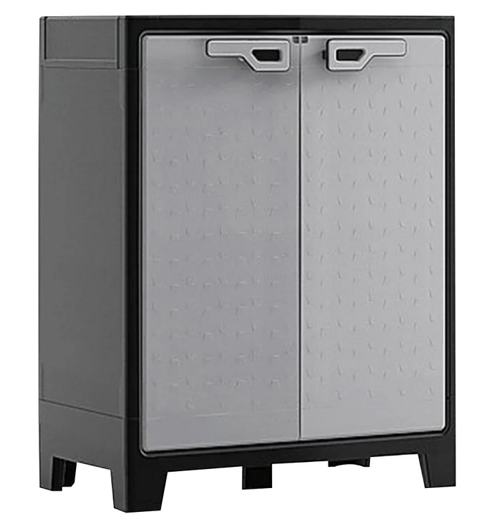 【ポイント10倍】【直送品】 アズワン プラスチックキャビネット(Titan)(下段、両開き) 9762000 0270 15 (3-1613-01) 《実験設備・保管》 【大型】 | 