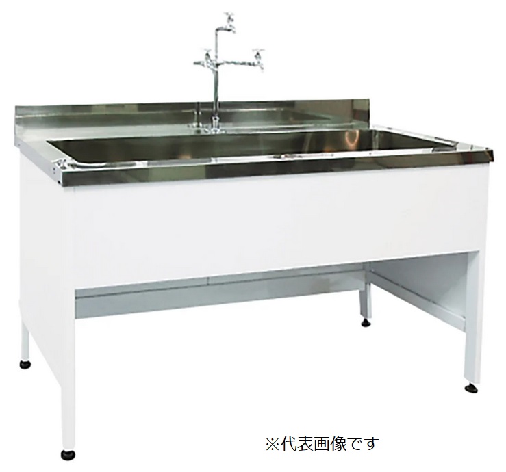 【ポイント5倍】【直送品】 アズワン 横連結用スチール流し台ＥＡＮ−１５６０ 3-4152-02 《実験設備・保管》 【特大・送料別】 楽天カード分割
