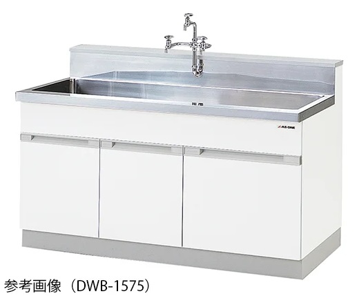 ポイント10倍】【直送品】 アズワン 流し台 DWB-975本体シロ (3-5786