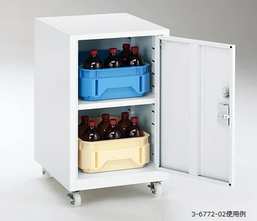 【ポイント5倍】【直送品】 アズワン 薬品トレーユニット(UT-Lab.)400×450×652mm 右扉 SPBT-UTCR (3-6772-02) 《実験設備・保管》 【大型】