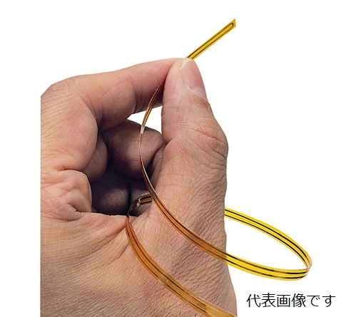 �A�Y���� ���{���^���x�Z���T Y�[�q(M3)�t 300mm RB-K-300-1-Y (3-8540-03) �s�v���E����E�����t