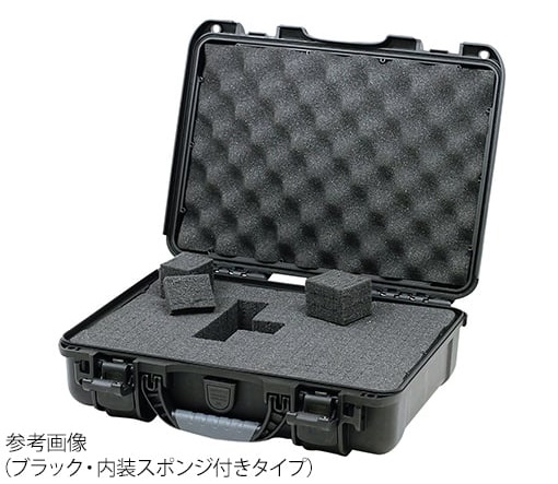 【ポイント10倍】【直送品】 アズワン 防水キャリングケース ブラック スポンジあり NK960BS (3-9542-31) 《実験設備・保管》