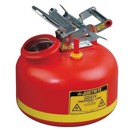 【ポイント10倍】【直送品】 アズワン 廃液回収容器 JUSTRITE(R) 7.5L 14265 (3-9785-02) 《実験設備・保管》