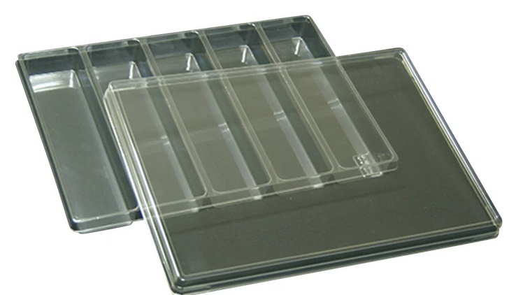 �y�|�C���g5�{�z�A�Y���� �T���v���ۊǃg���[ 5���� 210×297×25mm 1×4�}�X T-006-05 (61-9950-21) �s�����ݔ��E�ۊǁt