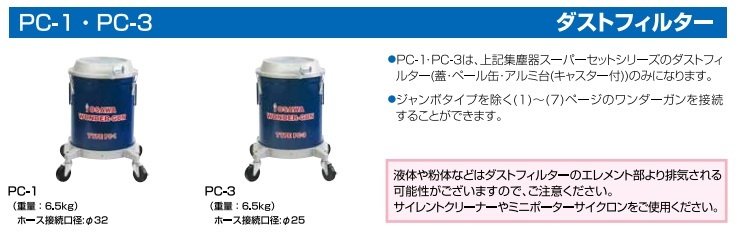 84%OFF!】 オオサワ:集塵器スーパーセット PCS-3 ワンダーガン fawe.org