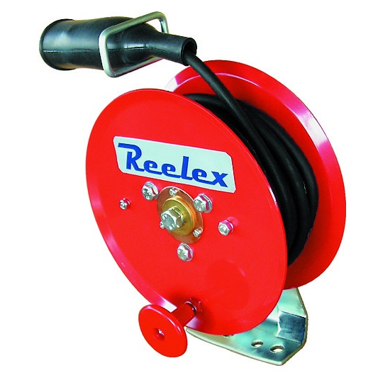 【ポイント10倍】【直送品】 中発販売 Reelex 手動巻アースリール 2.0SQ×20m 50Aアースクリップ付 ER-7220M