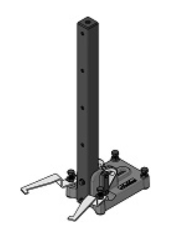 【ポイント5倍】【直送品】 コンセック □40角度調整ベース AB-401-580 (000010316) | 