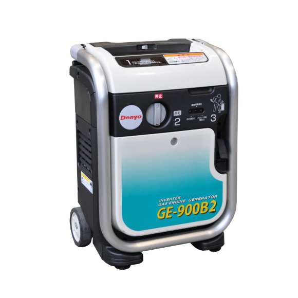 未使用 Denyo GE-900B2 ポータブル発電機 直送品】 Denyo (デンヨー) ポータブルガスエンジン発電機 GE-900B2