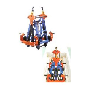【ポイント5倍】【直送品】 イーグル・クランプ 可変側溝・U字溝用 内つりクランプ EUIV-2000 (300〜500) (000000003877) 《コンクリート二次製品用クランプ》