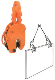 【ポイント10倍】【直送品】 イーグル・クランプ 縦つり用クランプ SLT-2 (3〜25) (000000003179) 《鉄鋼用クランプ》