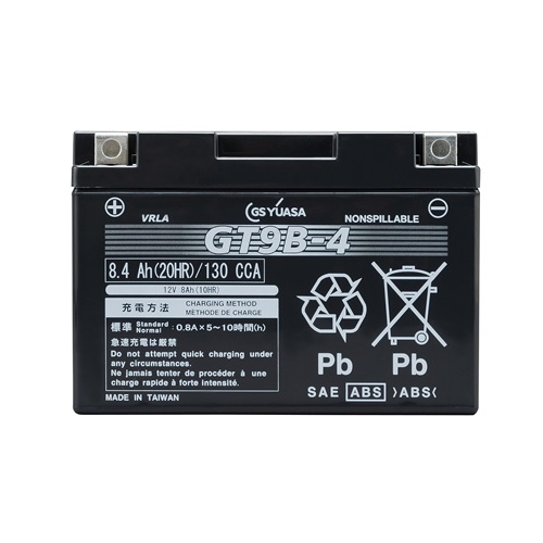 yiz GSAT obe[ oCNp VRLA َ tE[dς 12V GT9B-4 (GT9B-4-GY-C-ZZ1)